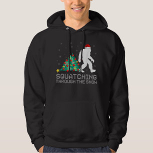 Veste À Capuche Squatching à travers la neige - Bigfoot