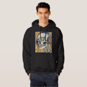 Veste À Capuche Squelette avec casque audio (Devant entier)