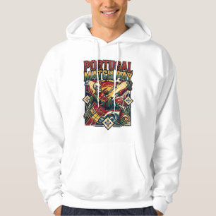 Veste À Capuche Squelette de buteur de jour de match du Portugal N