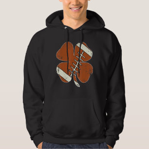 Veste À Capuche St Patrick S Day Funny Football Shamrock