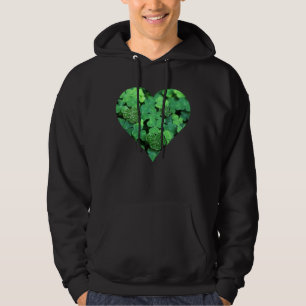 Veste À Capuche St. Patties jour vert shamrock Coeurs irlandais
