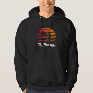 Veste À Capuche St Thomas Retro Throwback Vintage 80s Surf Tee