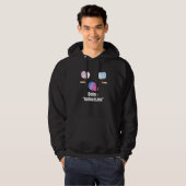 Veste À Capuche Stack Bisexual Pride Cute Bi Drapeau Lgbt Animal (Devant entier)