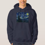 Veste À Capuche Starry Night Vincent van Gogh Art Peinture<br><div class="desc">Vincent van Gogh (Néerlandais, 1853 - 1890) Starry Night, 1889, Huile sur toile Non encadré : 73 × 92 cm (28, 7 × 36, 2 po) Ce tableau représente la vue depuis la fenêtre est de la chambre d'asile de Van Gogh à Saint-Rémy-de-Provence, il ajoute un village aménagé. Il est...</div>