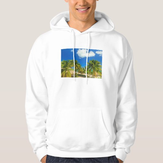 Veste À Capuche Station balnéaire tropicale, Belize (Devant)