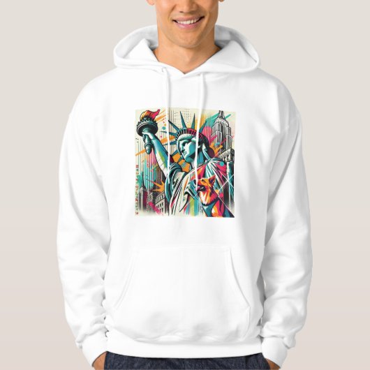 Veste À Capuche Statue de la Liberté (Devant)