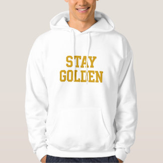 Veste À Capuche Stay Golden – Bold Typography Inspirational Quote 