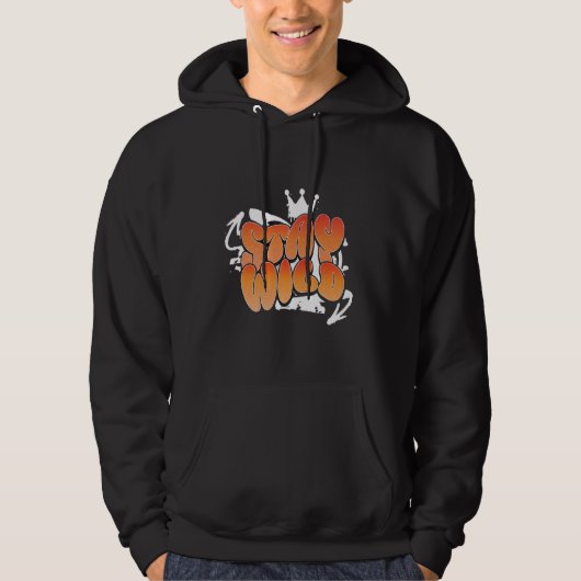 Veste À Capuche "STAY WILD" hoodie (Devant)