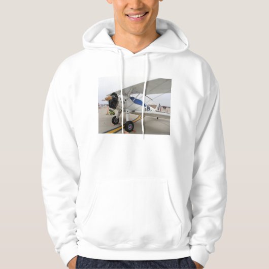 Veste À Capuche Stearman marin (Devant)