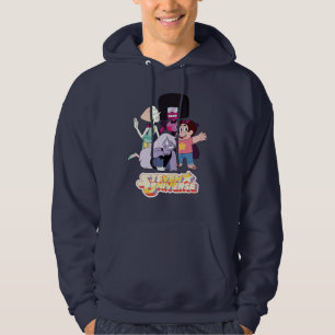 Veste À Capuche Steven Universe   Crystal Gem Group Huddle