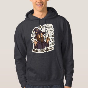 Veste À Capuche Sticker Assistant Mathématiques - "Math is Magic"