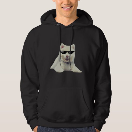 Veste À Capuche Stickers Husky (Devant)