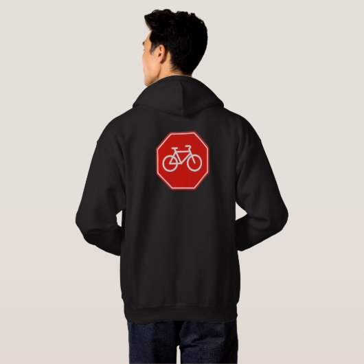 Veste À Capuche Stop vélo hoodies (Dos entier)