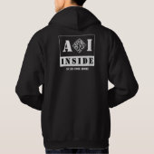 Veste À Capuche STRAIGHT OUTTA Technologie IA Code QR scannable (Dos)