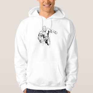 Veste À Capuche Style comique - lanterne verte, noire et blanche