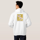 Veste À Capuche Style de fleur éblouissant (Dos entier)