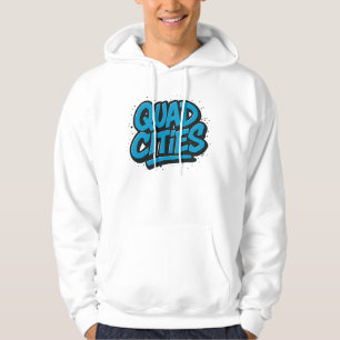 Veste À Capuche Style Graffiti Quad Cities - Vêtements de rue urba