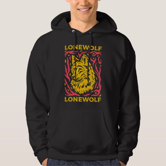 Veste À Capuche Style Husky Lonewolf (Devant)