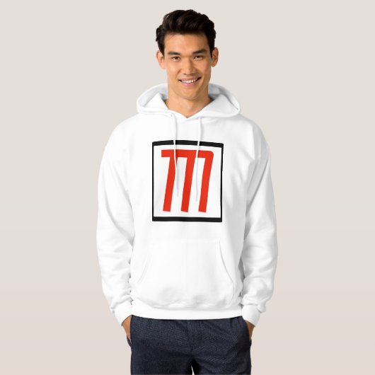 Veste À Capuche Stylized M – Unique Initial Design (Devant entier)