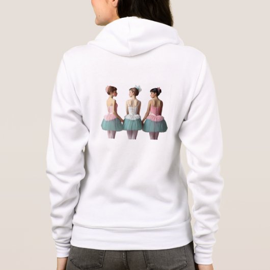 Veste À Capuche Sudadera con capuche 3 Bailarinas de espalda (Dos)