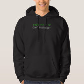 Veste À Capuche Sudo rm rf Linux Codage Programmeur Ingénieur Ouv (Devant)