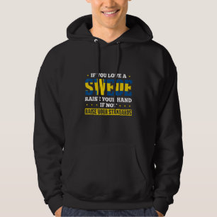 Veste À Capuche Suède pour fiers suédois Drapeau suédois Sverige S