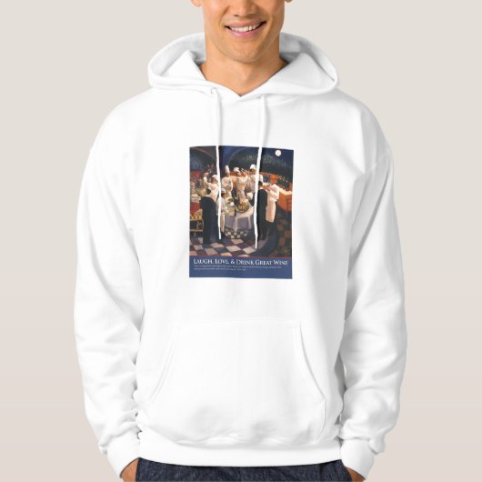 Veste À Capuche Sueur de DrinkGreatWine (Devant)