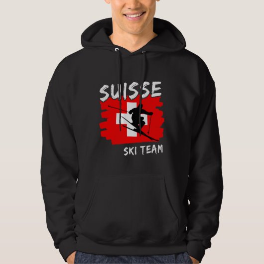 Veste À Capuche Suisse Ski (Devant)