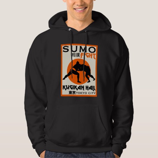 Veste À Capuche Sumo Wrestler Drôle (Devant)