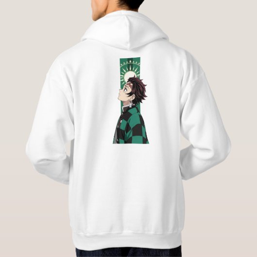 Veste À Capuche 🟢 “Sun-Bound Resolve Tee” 🌞✨ (Dos)