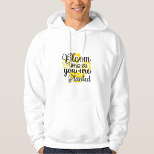 Veste À Capuche Sunflower Lover Où Vous Êtes Plantés