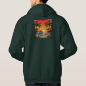 Veste À Capuche Sunset Beach & Rétro (Dos)