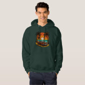 Veste À Capuche Sunset Beach & Rétro (Devant entier)