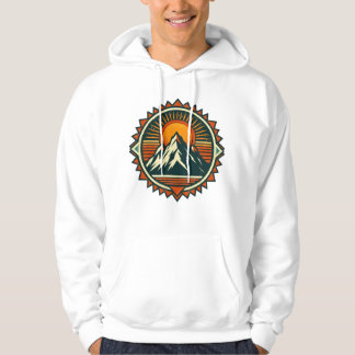 Veste À Capuche Sunset Mountain Landscape Hoodie – Nature-Inspired