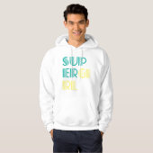 Veste À Capuche Super girl Green and Yellow (Devant entier)