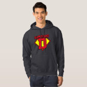 Veste À Capuche Super Papa 🦸 ♂️ 💪 (Devant entier)