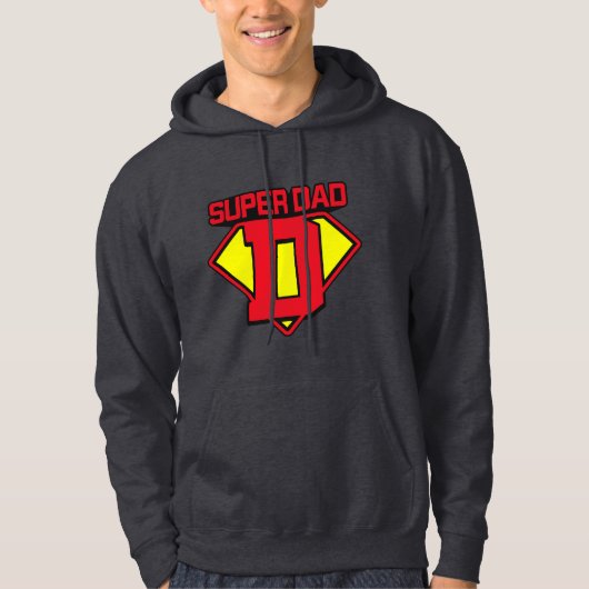 Veste À Capuche Super Papa 🦸 ♂️ 💪 (Devant)