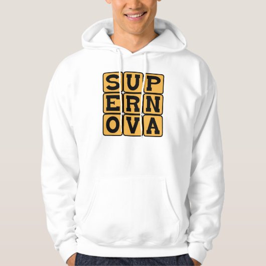 Veste À Capuche Supernova, Explosion Stellaire (Devant)
