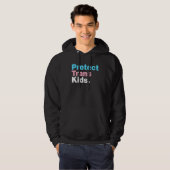 Veste À Capuche Support Lgbt Protéger Trans Kid Lgbt Pride (Devant entier)