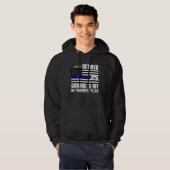 Veste À Capuche Support Our Law Enforcement Tees 2018 (Devant entier)