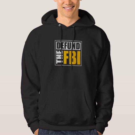 Veste À Capuche Supprimer le FBI (Devant)
