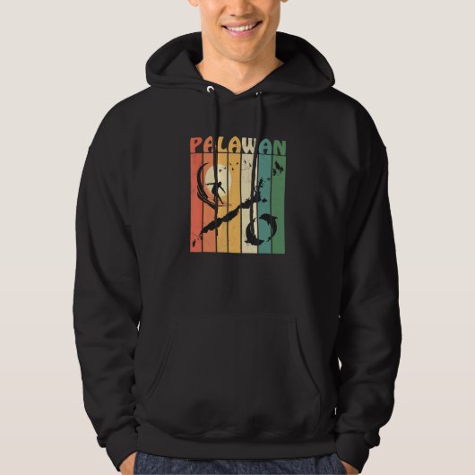Veste À Capuche Surf aux Philippines Palawan (Devant)