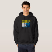 Veste À Capuche Surf Plus Vagues de surf Premium (Devant entier)