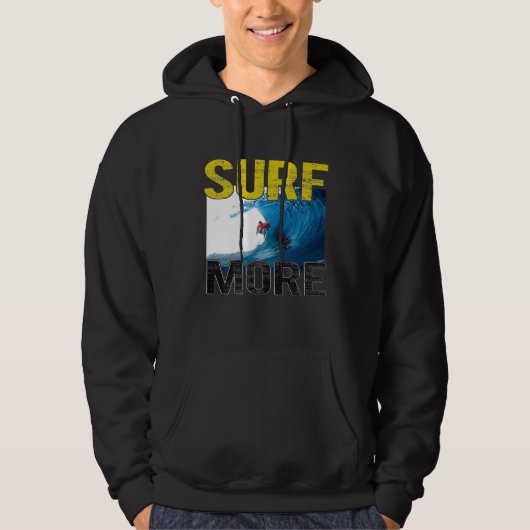 Veste À Capuche Surf Plus Vagues de surf Premium (Devant)