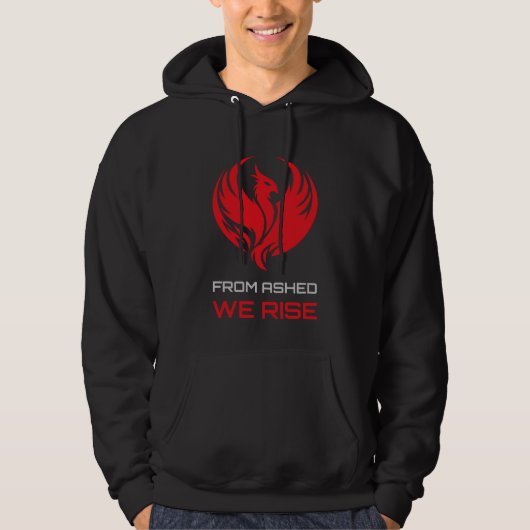 Veste À Capuche Survival Resilience Phoenix Warrior Symbol (Devant)