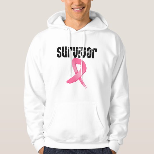 Veste À Capuche SURVIVANT de cancer du sein (Devant)