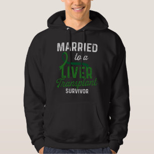 Veste À Capuche Survivant de transplantation hépatique marié guerr