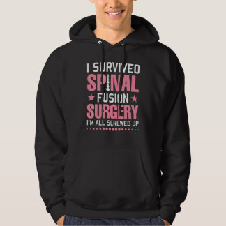 Veste À Capuche Survived Spinal Fusion Surgery Scoliosis Awareness