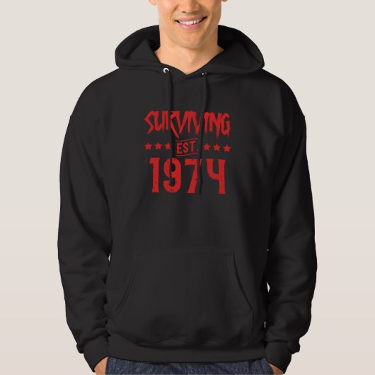 Veste À Capuche Surviving Est 1974 (Devant)
