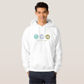 Veste À Capuche Sushi d'amour de foi (Devant entier)